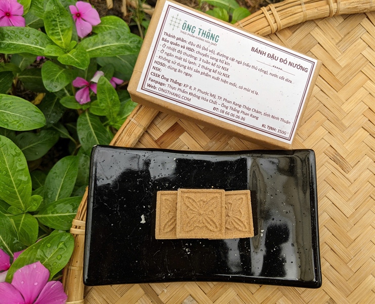 Bánh đậu xanh nướng/ Bánh đậu đỏ nướng ÔNG THẮNG – 150G