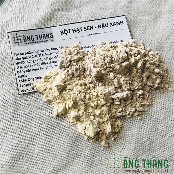 Bột đậu xanh, hạt sen ÔNG THẮNG – 500G